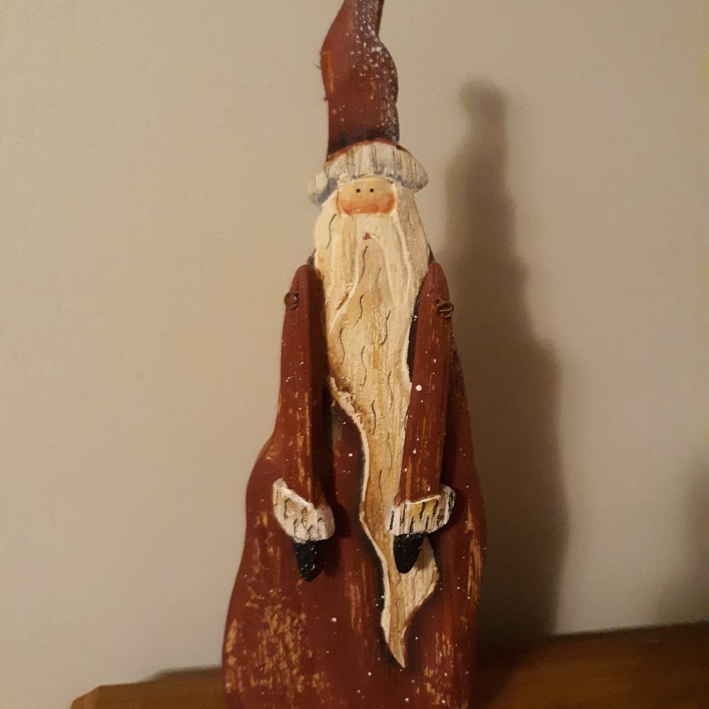 Cute rustic country santa